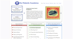 Desktop Screenshot of philatelicfoundation.org